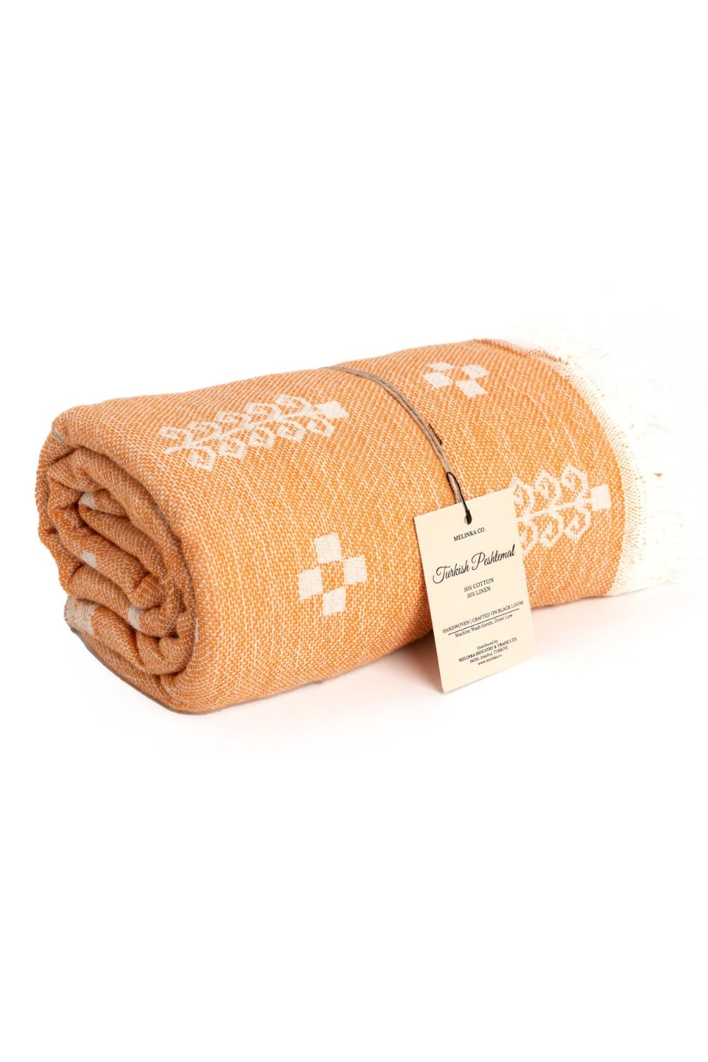 Melinka Co.-Silva Peştemal Turuncu-Havlu & Peştamal-1-Milagron.com