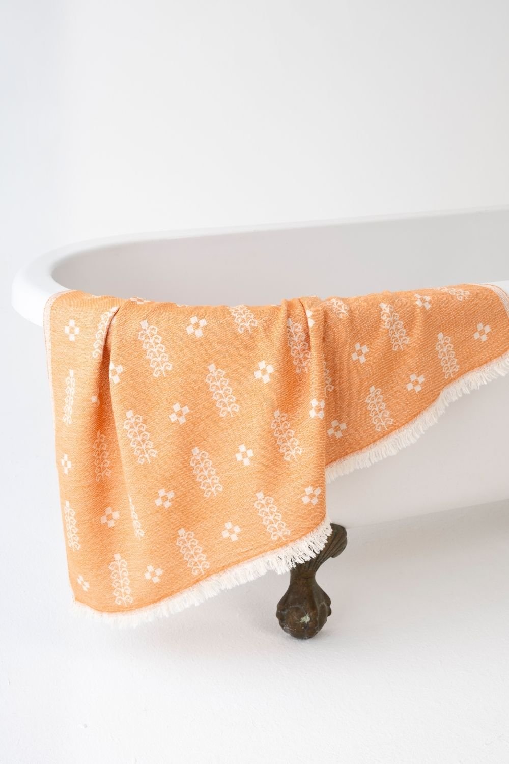 Melinka Co.-Silva Peştemal Turuncu-Havlu & Peştamal-2-Milagron.com