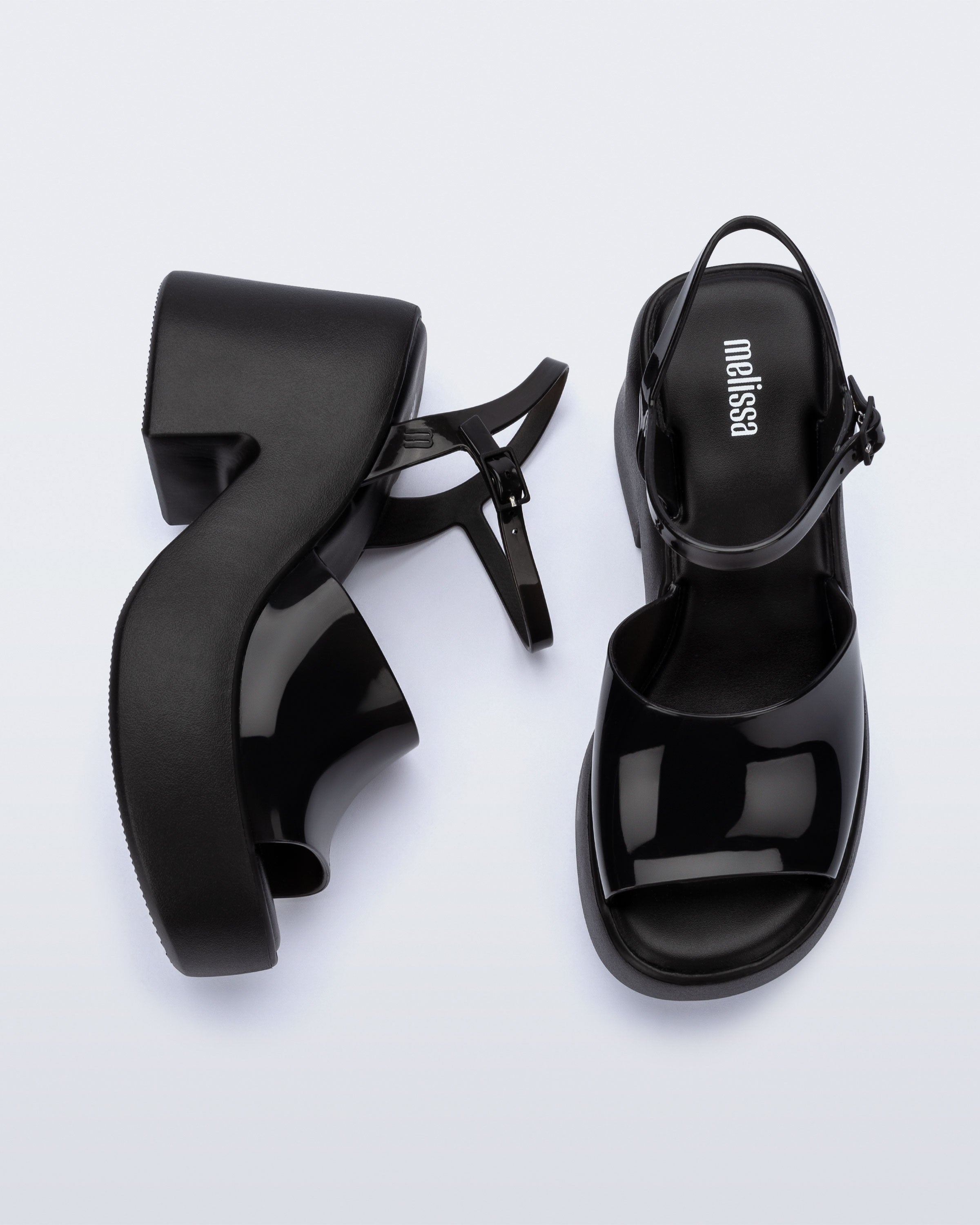 Melissa-Lina Platform Metal Tokalı Sandalet-Sandalet & Terlik-2-Milagron.com