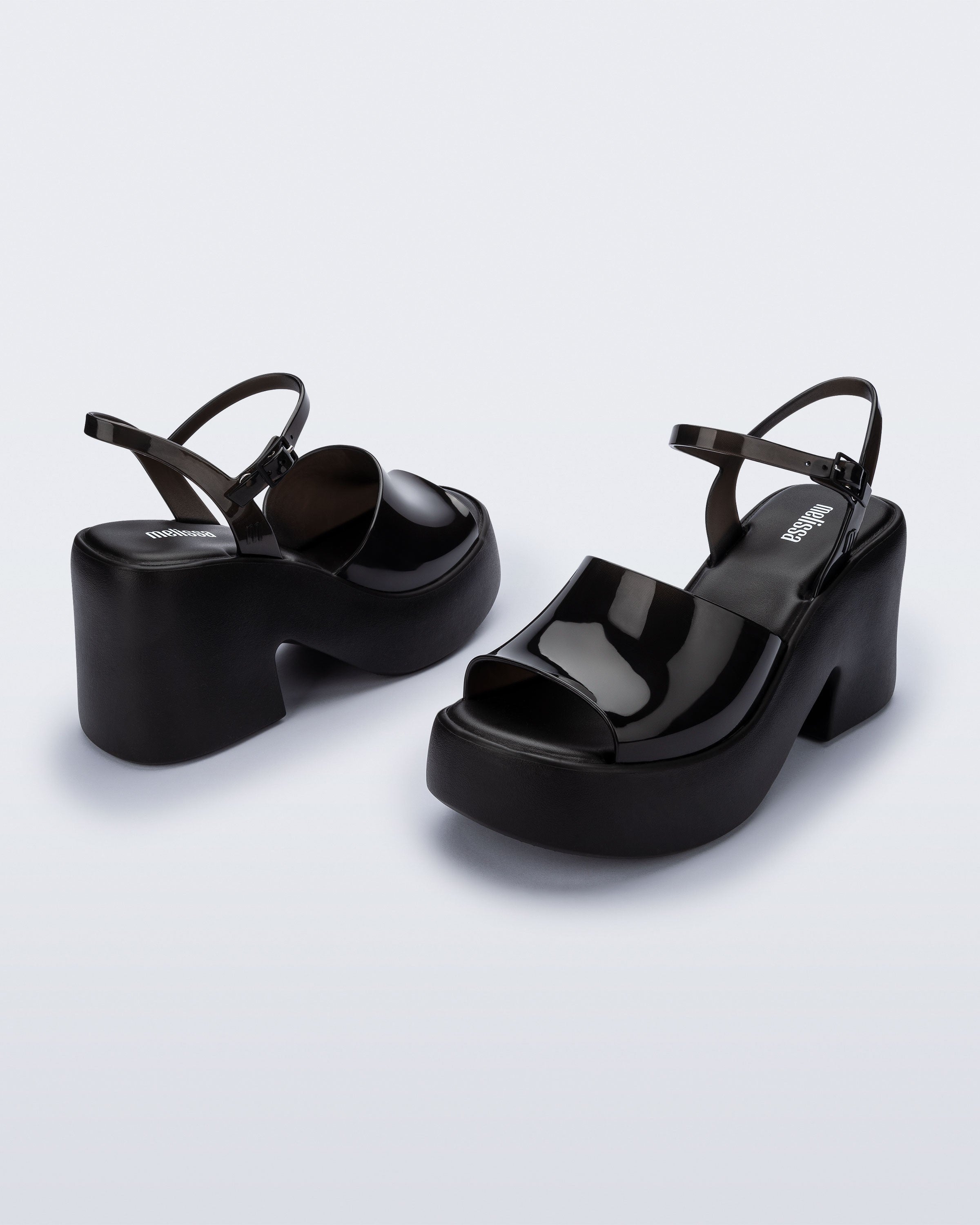 Melissa-Lina Platform Metal Tokalı Sandalet-Sandalet & Terlik-3-Milagron.com