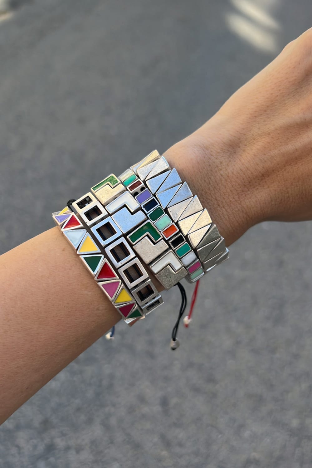 Melon-Antik Renkli Mine Bileklik-Bileklik-2-Milagron.com