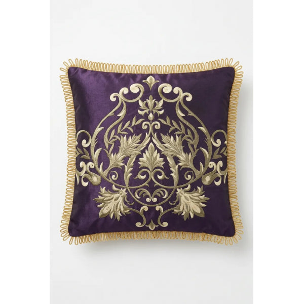 Melon Avenor Nakışlı Kırlent Kılıfı
