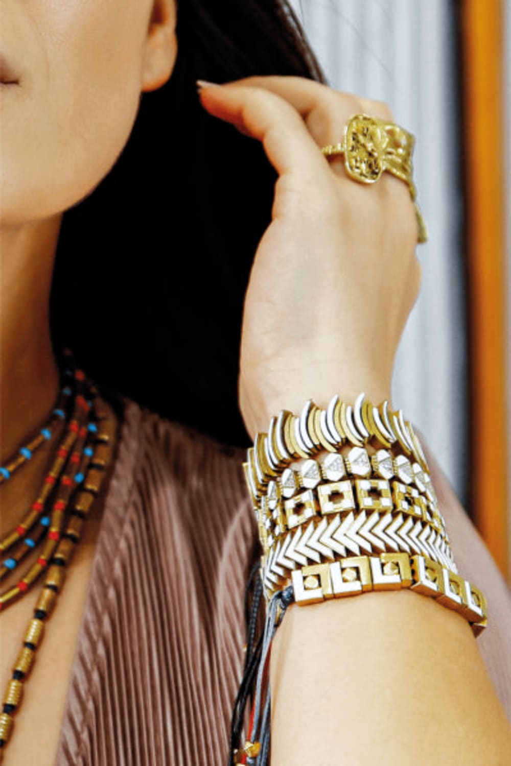 Melon-Butterfly Beyaz Mine Bileklik-Bileklik-4-Milagron.com