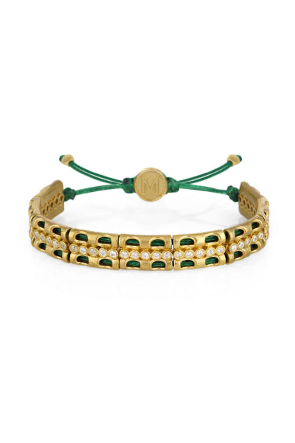 Melon-Found Taşlı Yeşil Bileklik-Bileklik-1-Milagron.com
