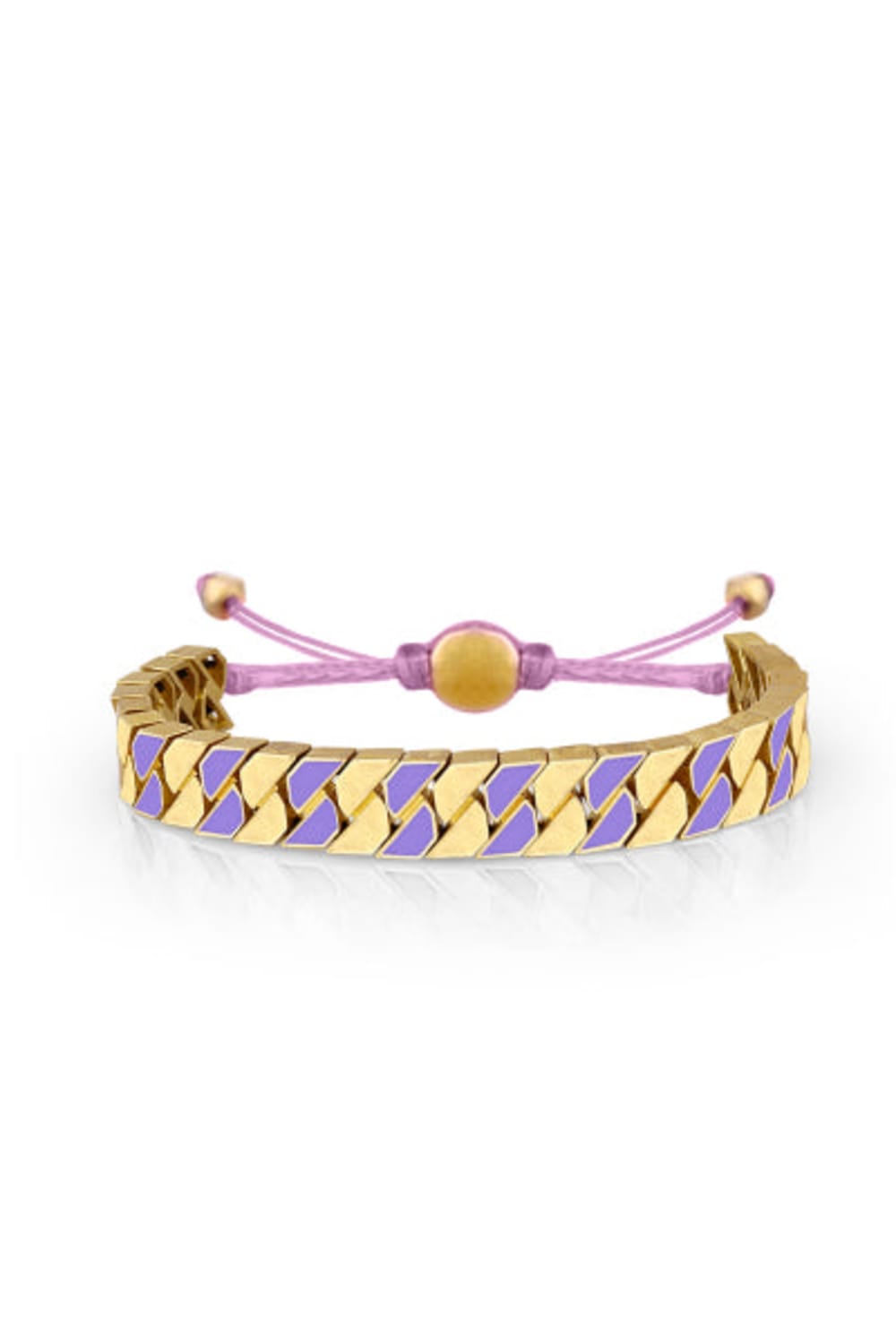 Melon-Gold Purple Chain Bileklik-Bileklik-1-Milagron.com