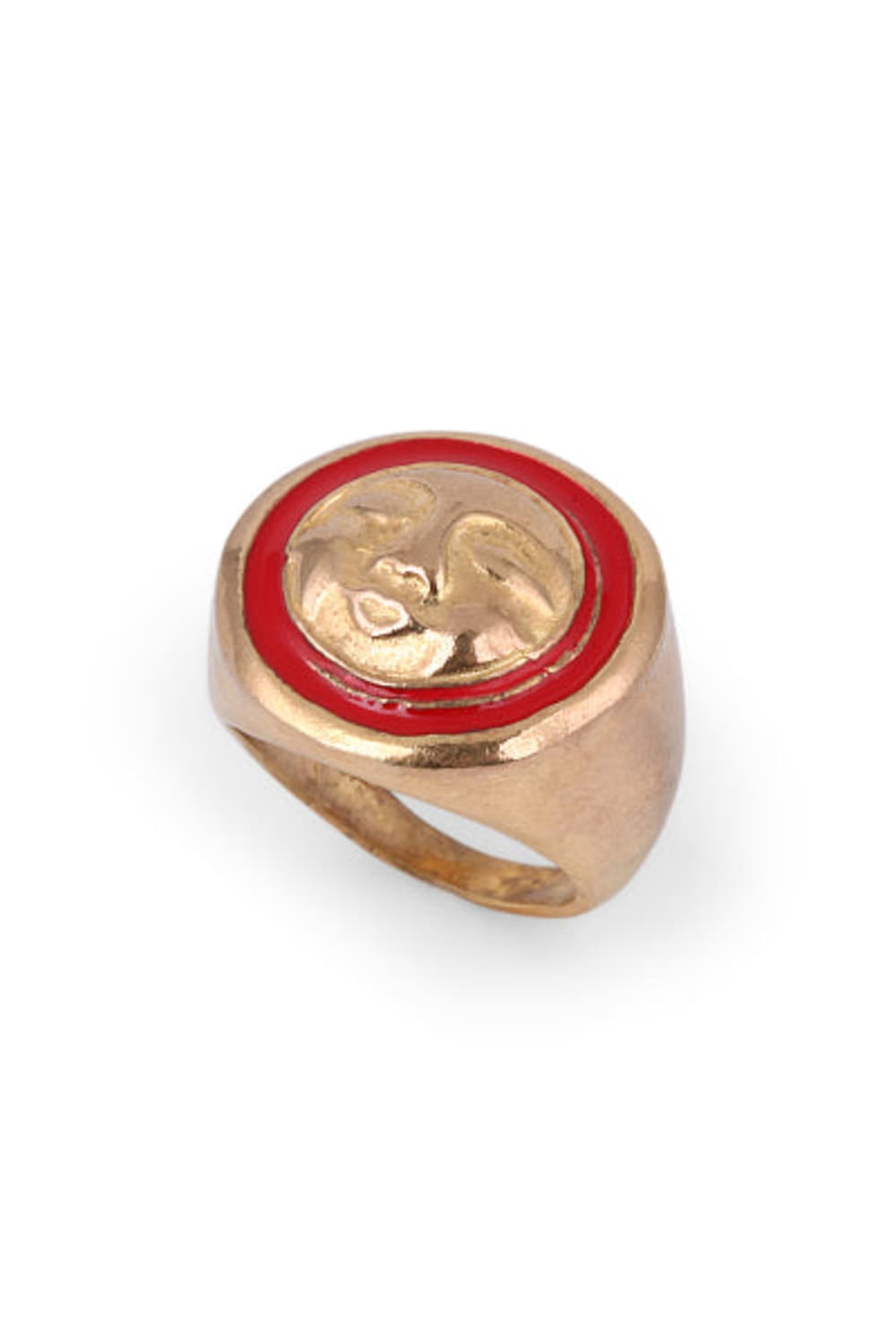 Melon-Kırmızı Mineli Face Yüzük-Yüzük-1-Milagron.com