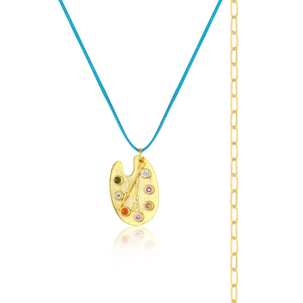 Melon-Melon Palette Kolye-Kolye-1-Milagron.com