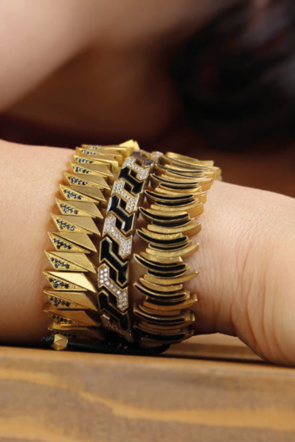 Melon-Mood Siyah Taşlı Bileklik-Bileklik-2-Milagron.com