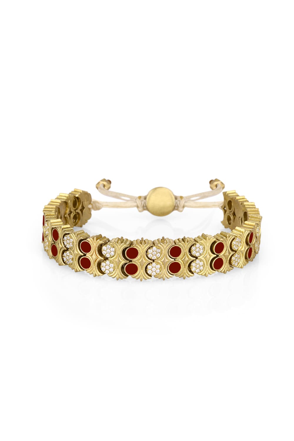 Melon-Owl Taşlı Bordo Mine Bileklik-Bileklik-1-Milagron.com