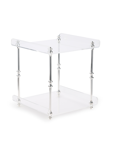 Memonza-Viora Çift Katlı Gümüş Organizer-ORGANİZER MODELLERİ-1-Milagron.com