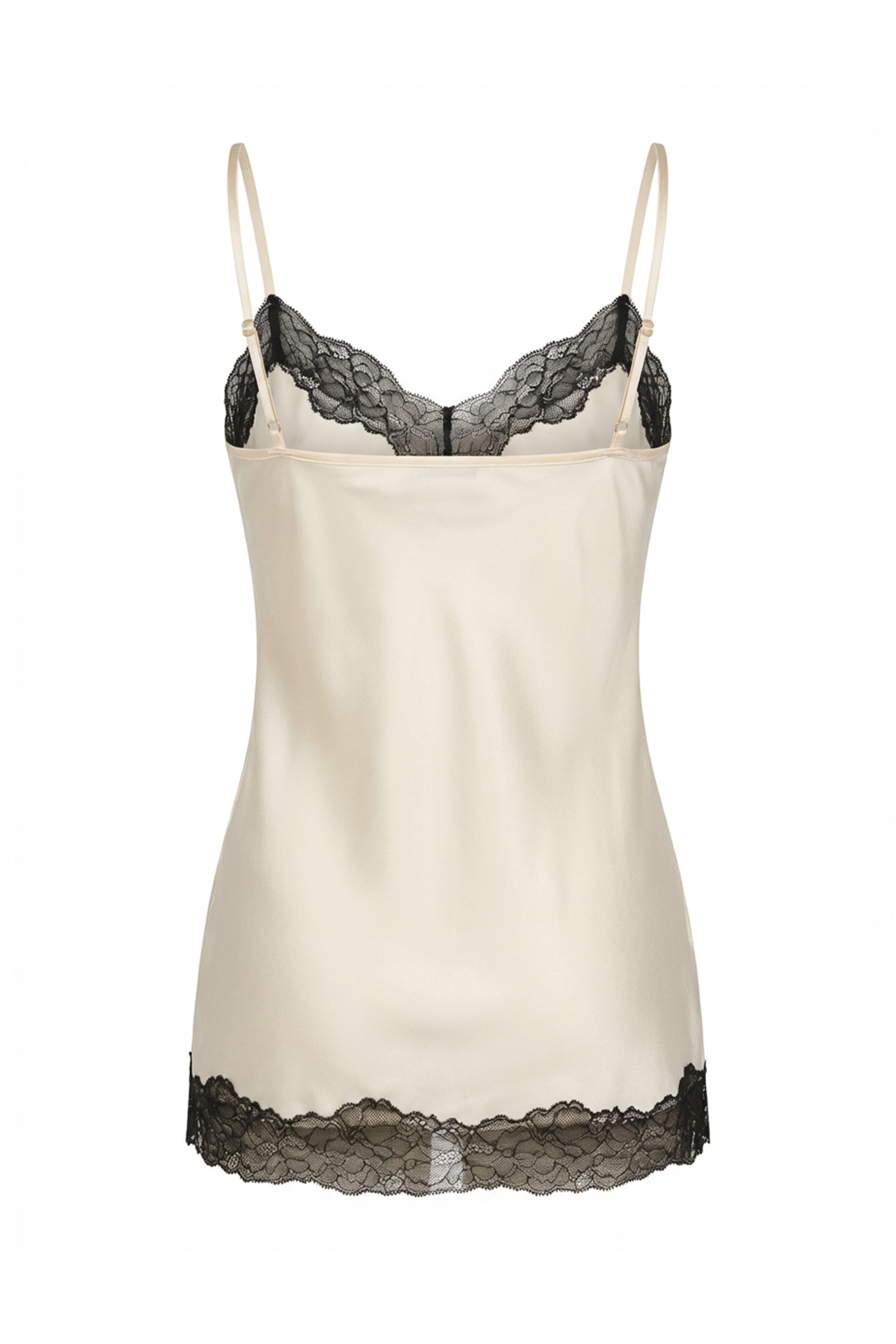 Belle Nuit Silk Top & Shorts Ecru