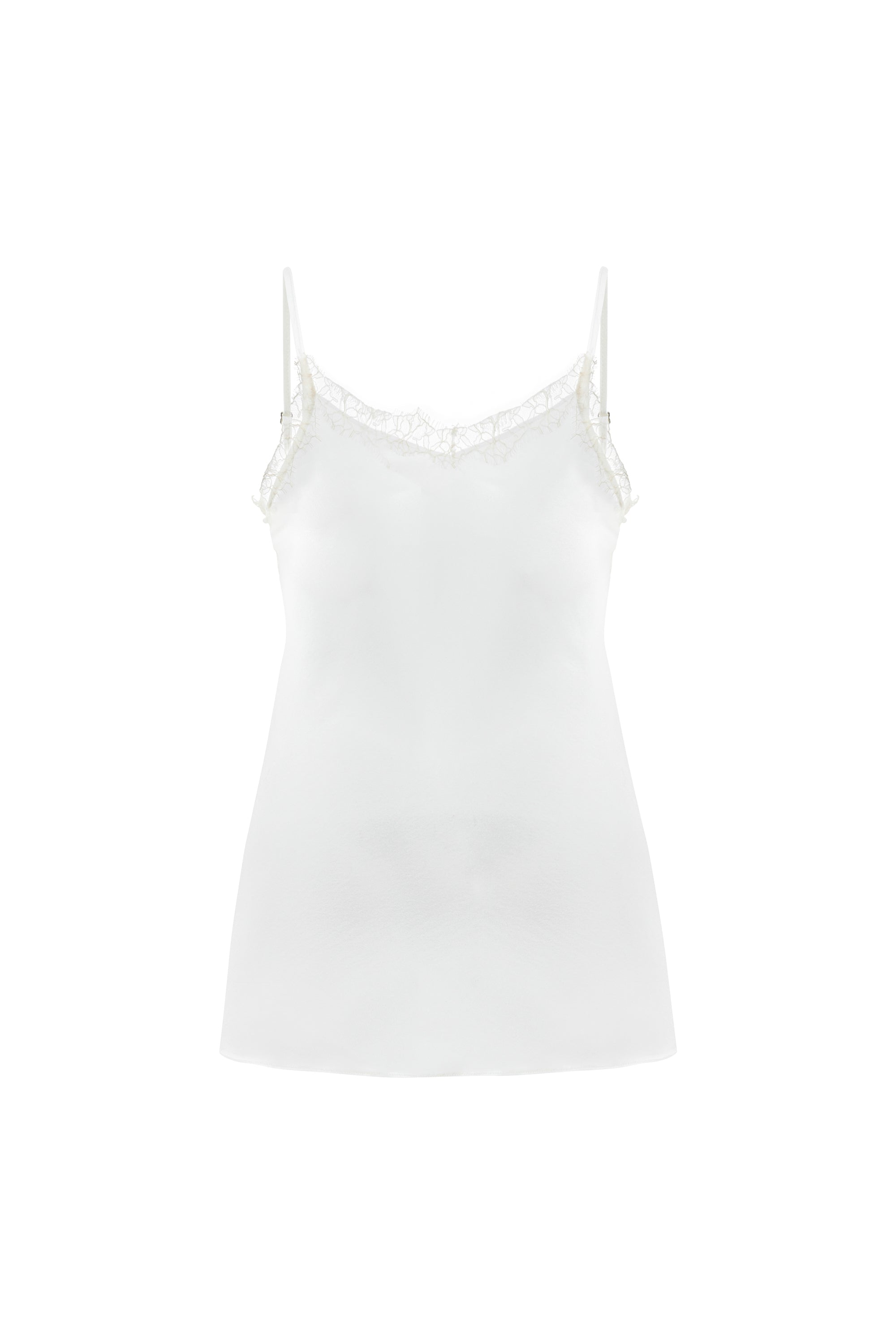 Egeria Silk Top & Shorts White