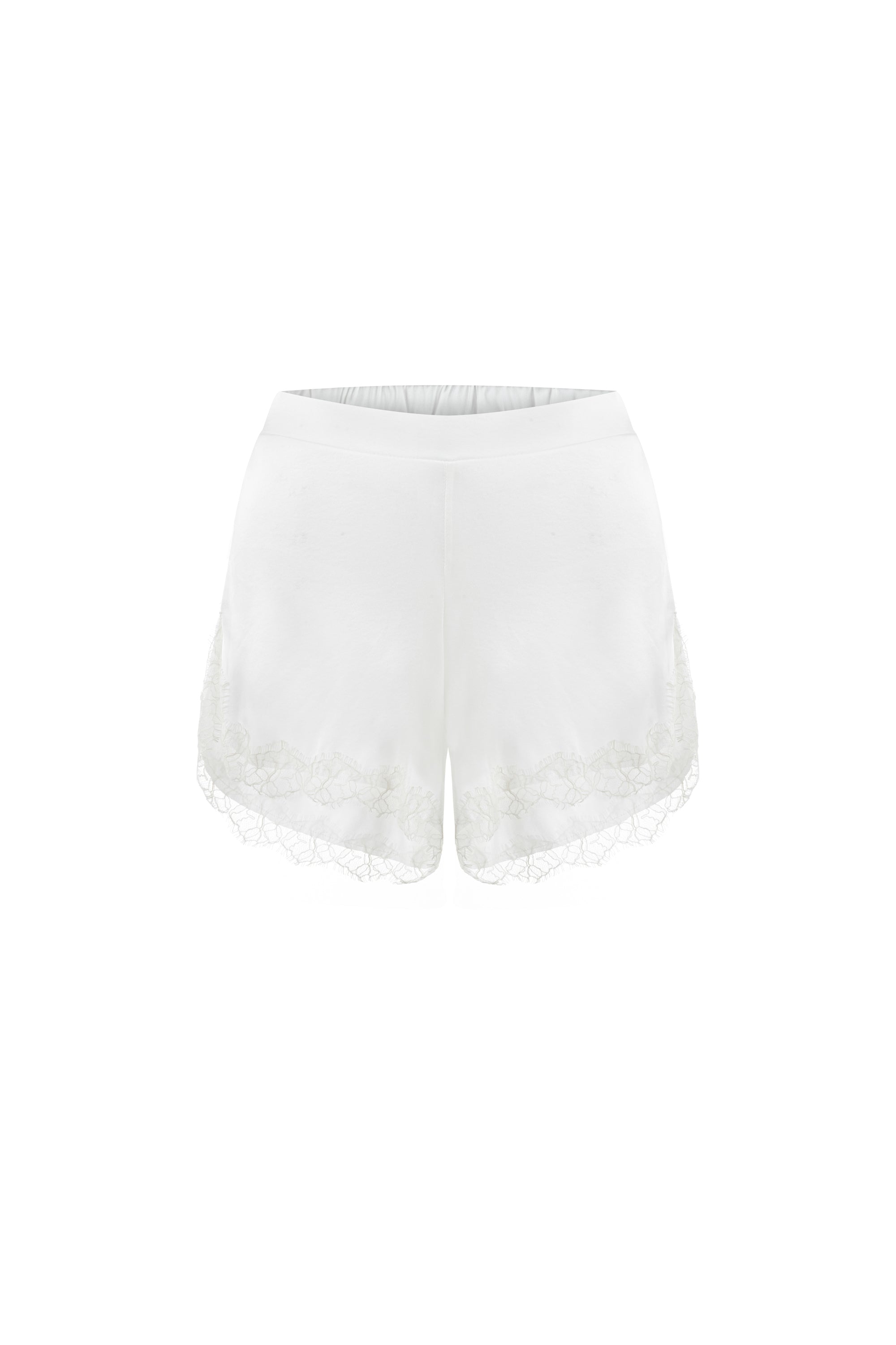 Egeria Silk Top & Shorts White