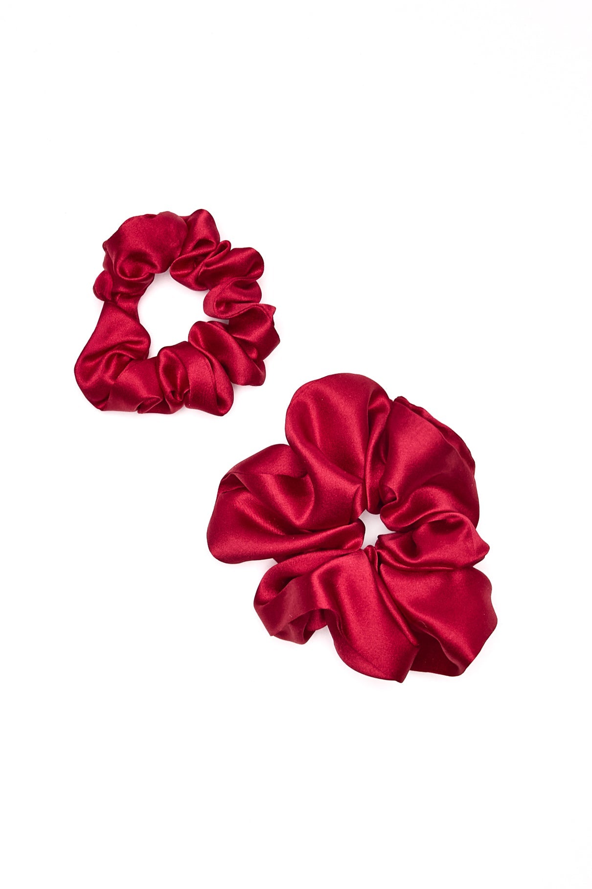 Mers Silk-Pure Silk Scrunchie Set-1-Milagron.com