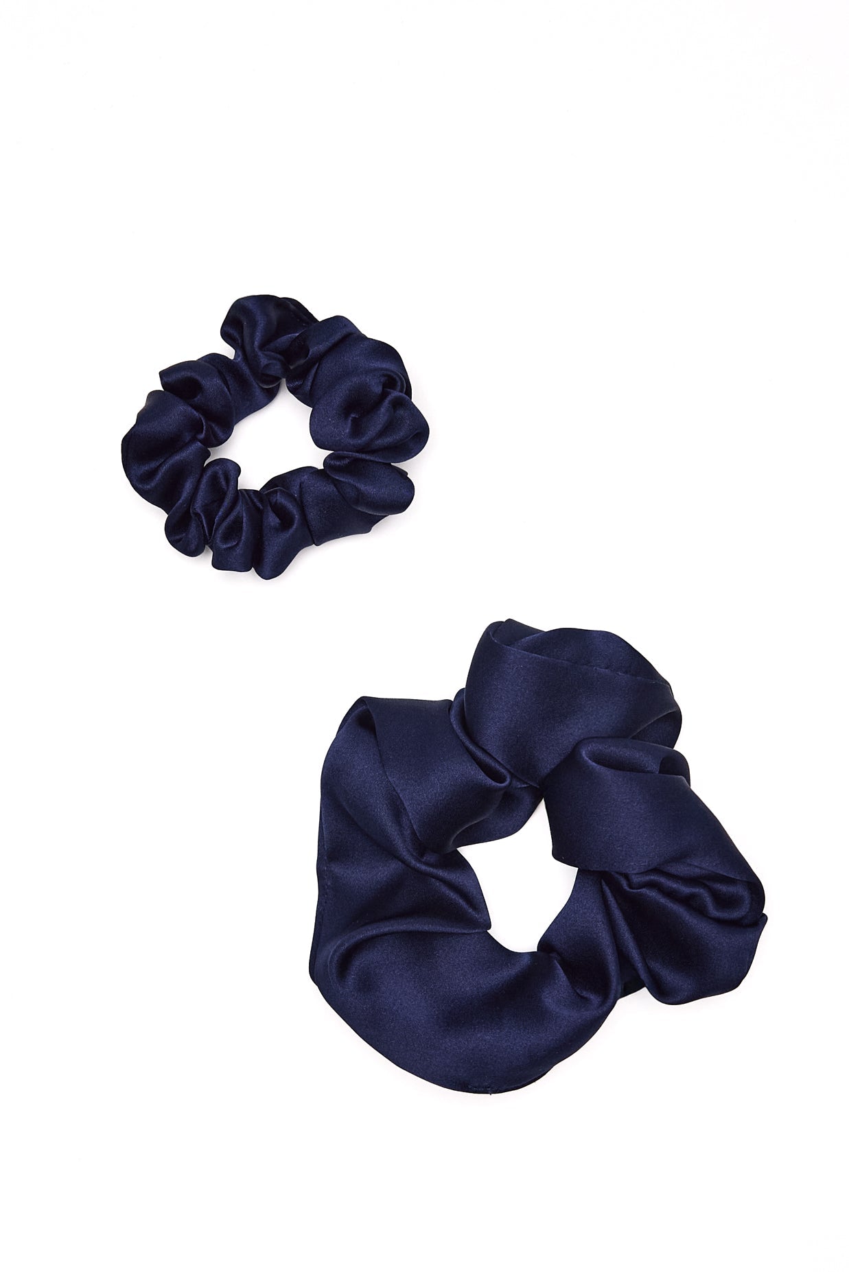 Mers Silk-Pure Silk Scrunchie Set-3-Milagron.com