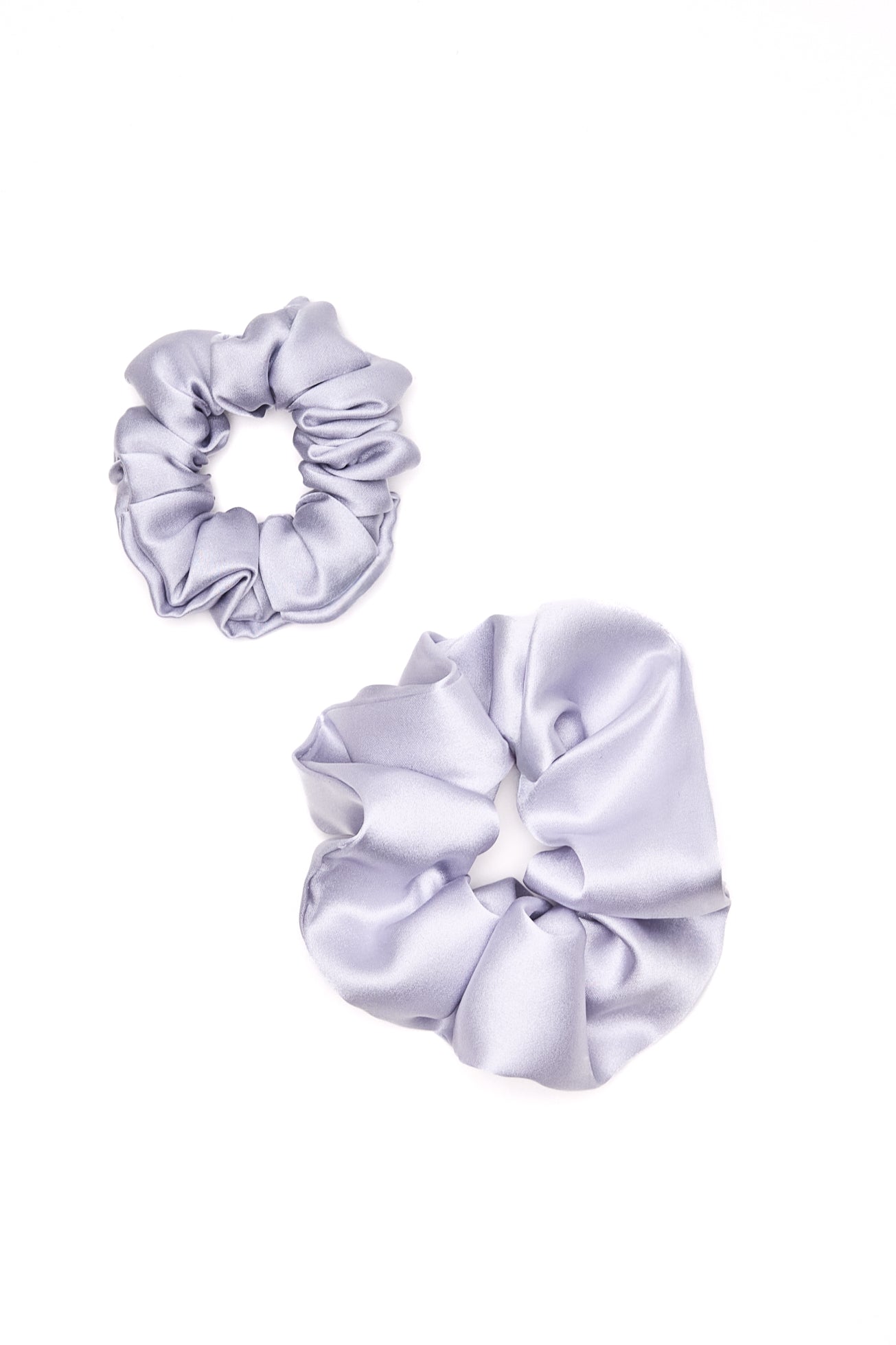 Mers Silk-Pure Silk Scrunchie Set-4-Milagron.com
