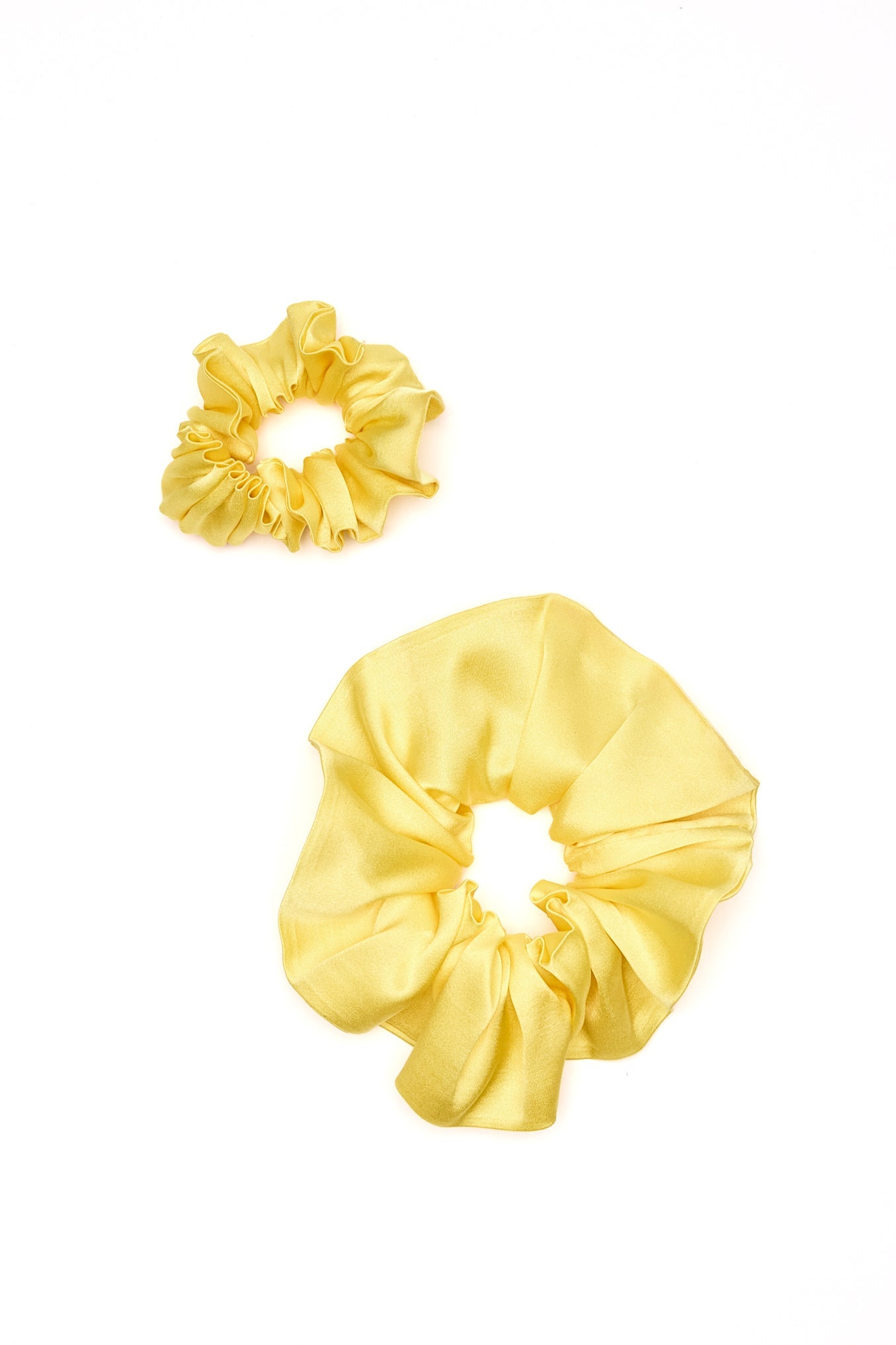 Mers Silk-Pure Silk Scrunchie Set-6-Milagron.com