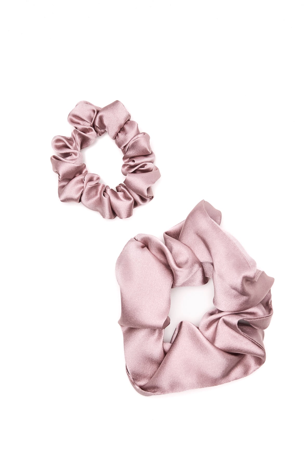 Mers Silk-Pure Silk Scrunchie Set-8-Milagron.com