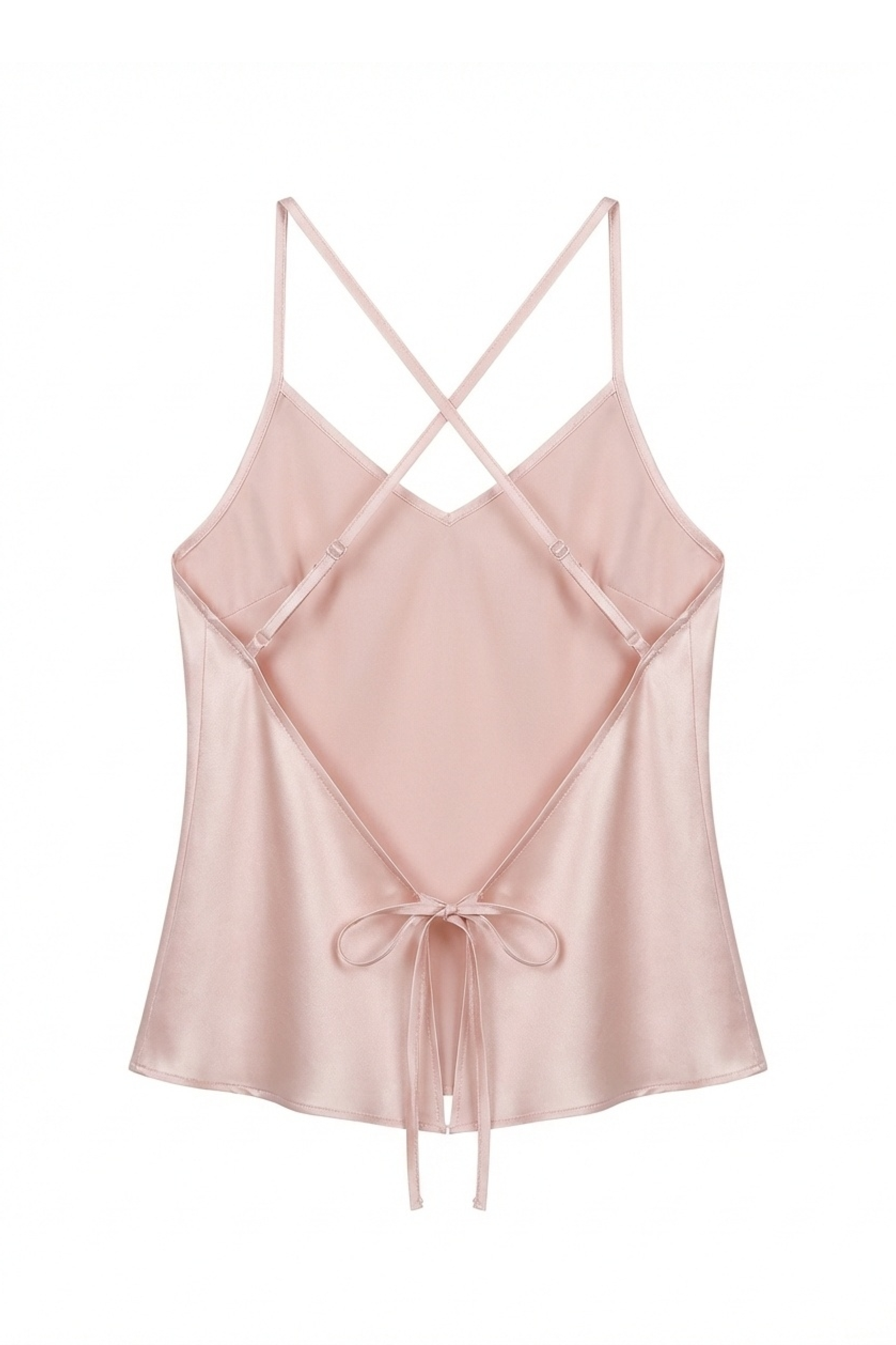 Selene Silk Pajama Set Powder