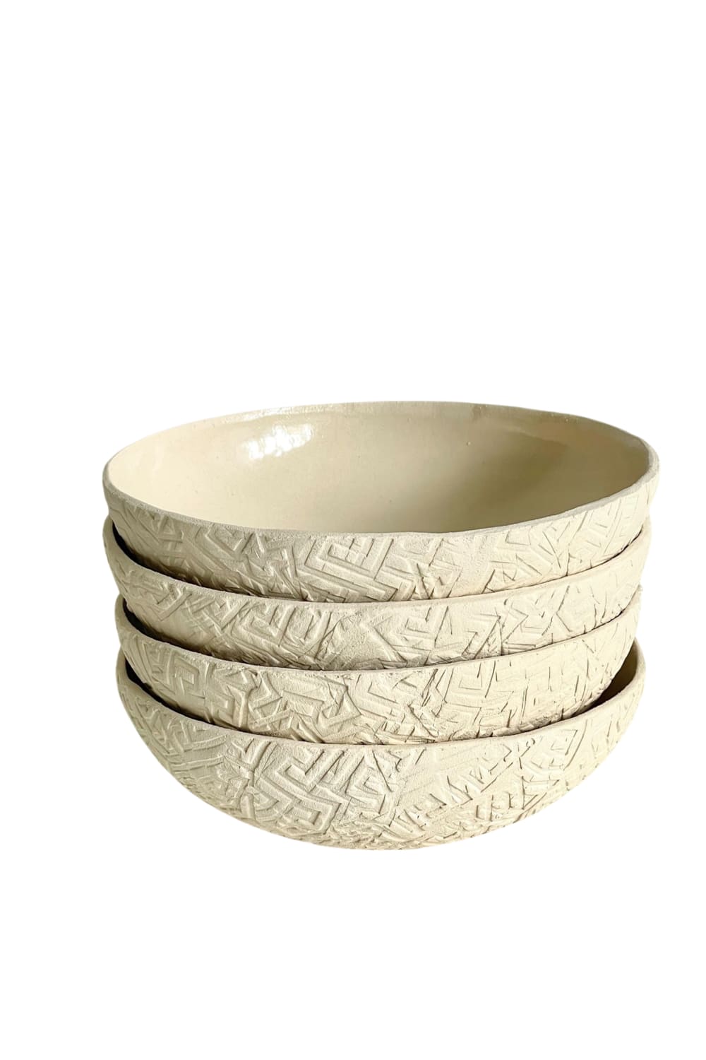 Meru İstanbul-El Yapımı Çukur Tabak 4'lü-Tabak & Kase-1-Milagron.com