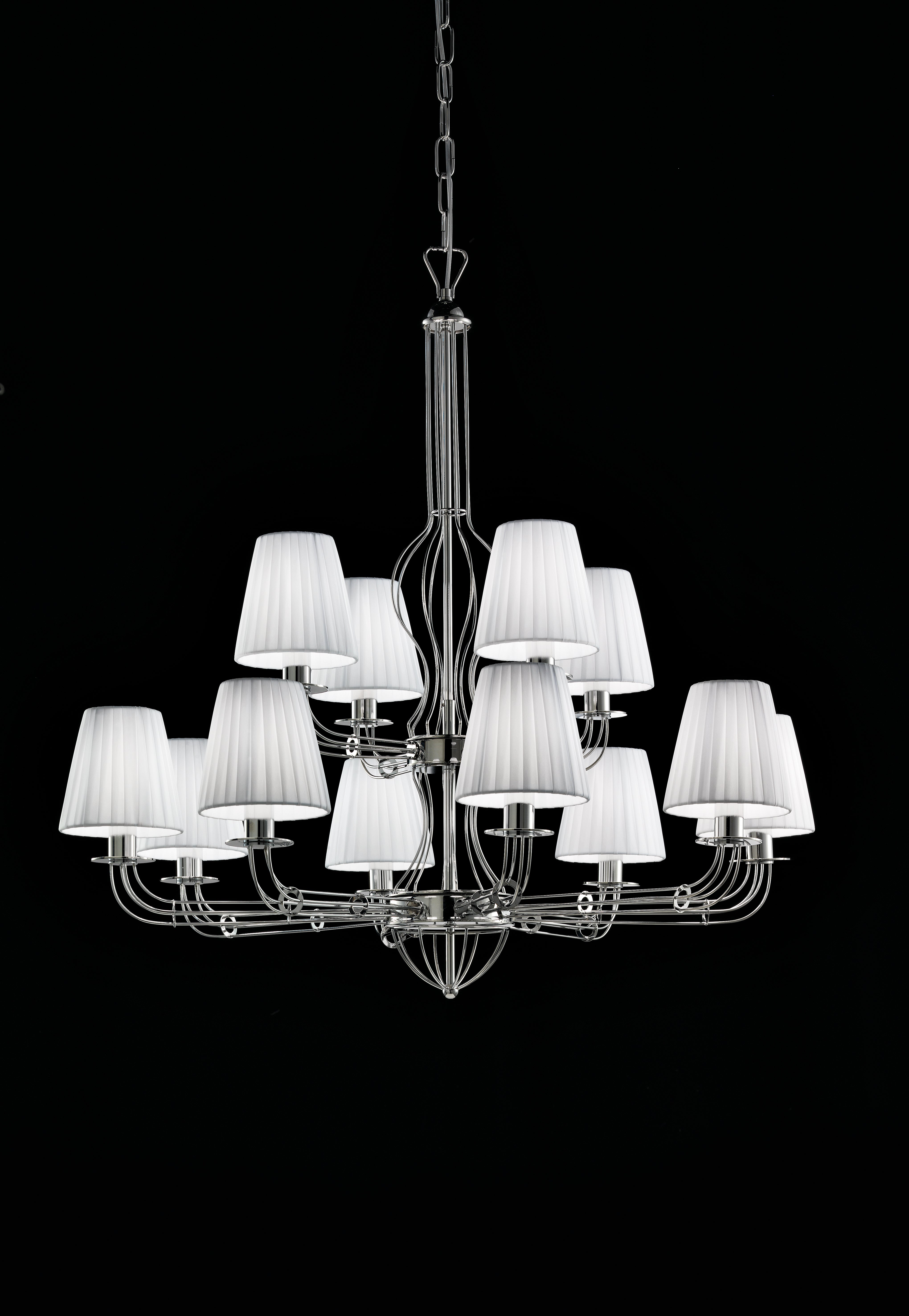 Calle Sarkit 12L Krom-Beyaz Ø85X80 Cm E14 12X40W