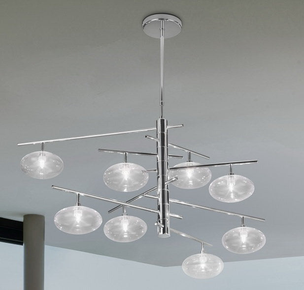 Dolce Sarkit 8L Krom-Kri̇stal Ø105X90 Cm G9 8X25W