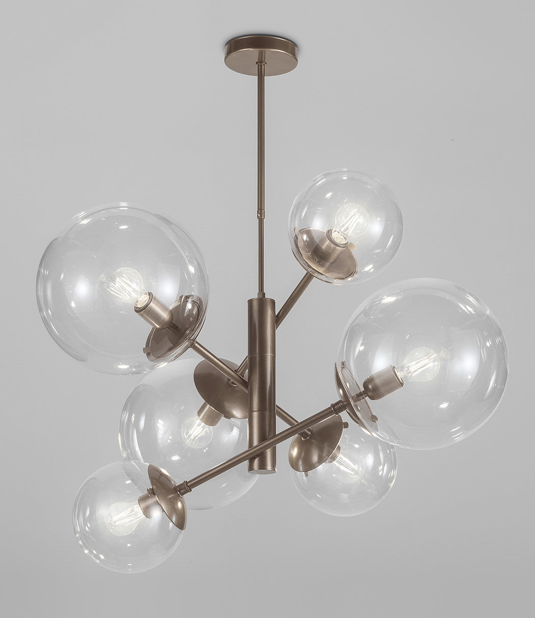 Global Sarkit 6L Bronz Ø80X80 Cm E27 6X40W