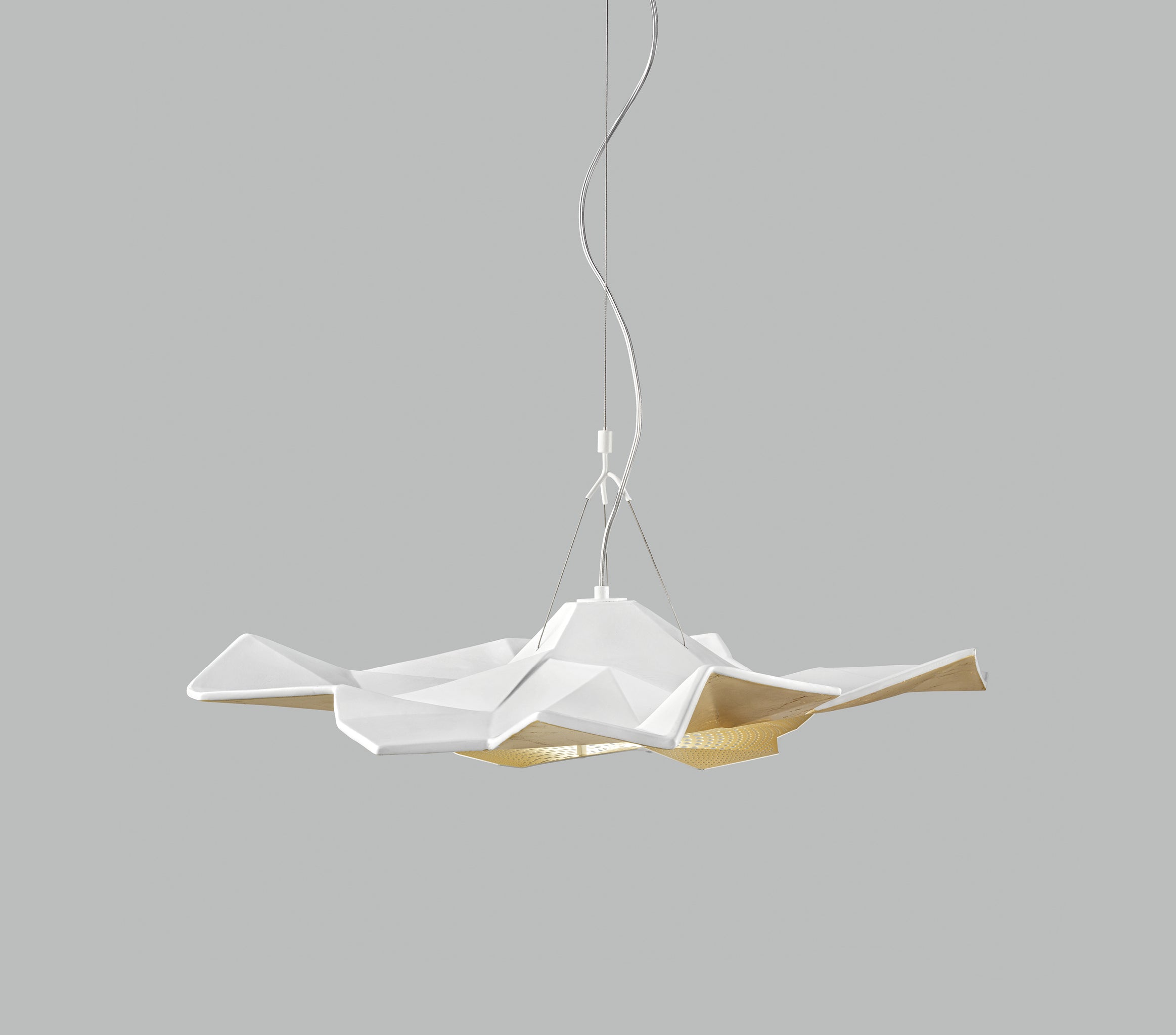 Sierra Sarkit 1L Beyaz-Gold Leaf Ø60X200 Cm Led 1X15W