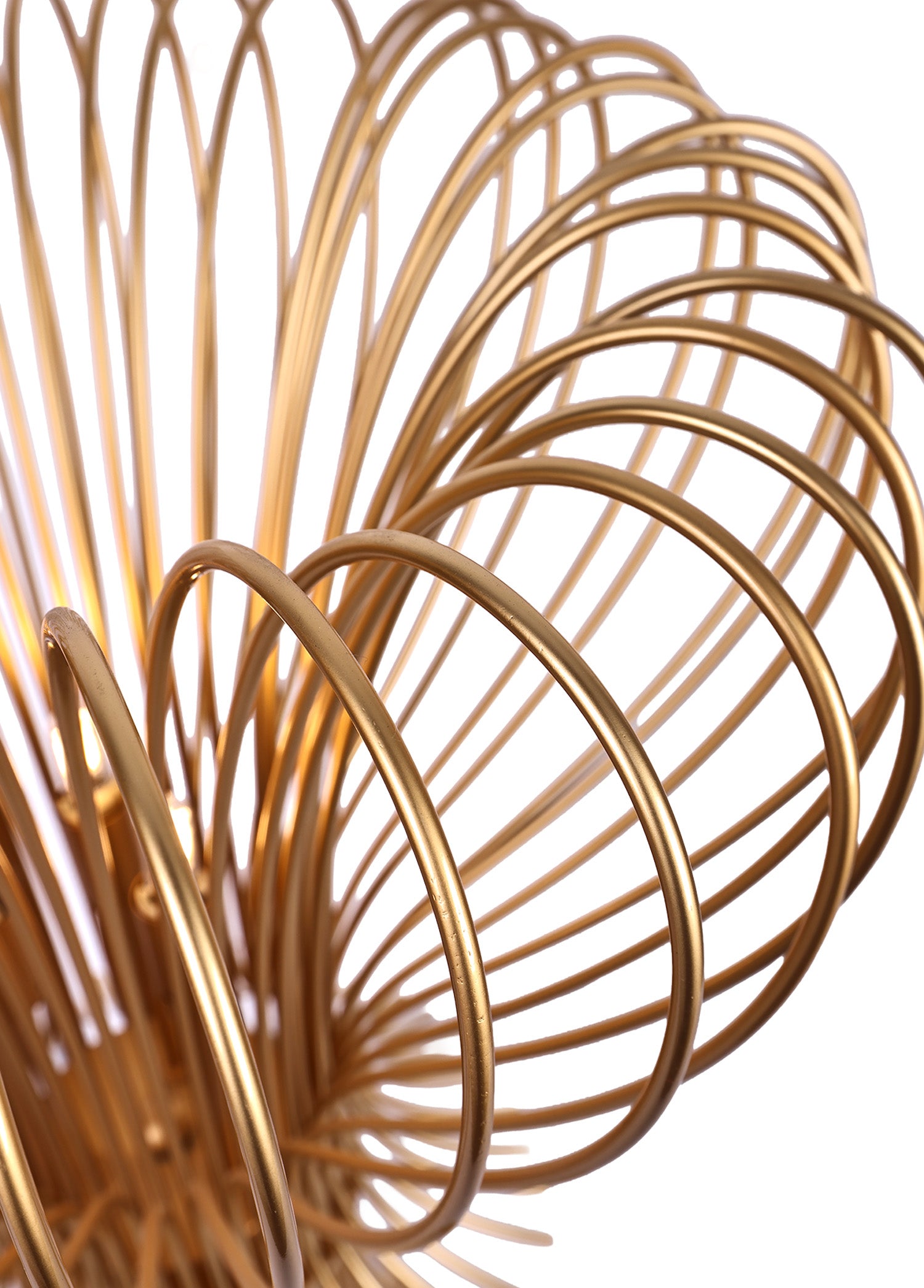 Silhouette Masa Lambasi 3L Satin Gold Ø40X55 Cm G9 3X40W