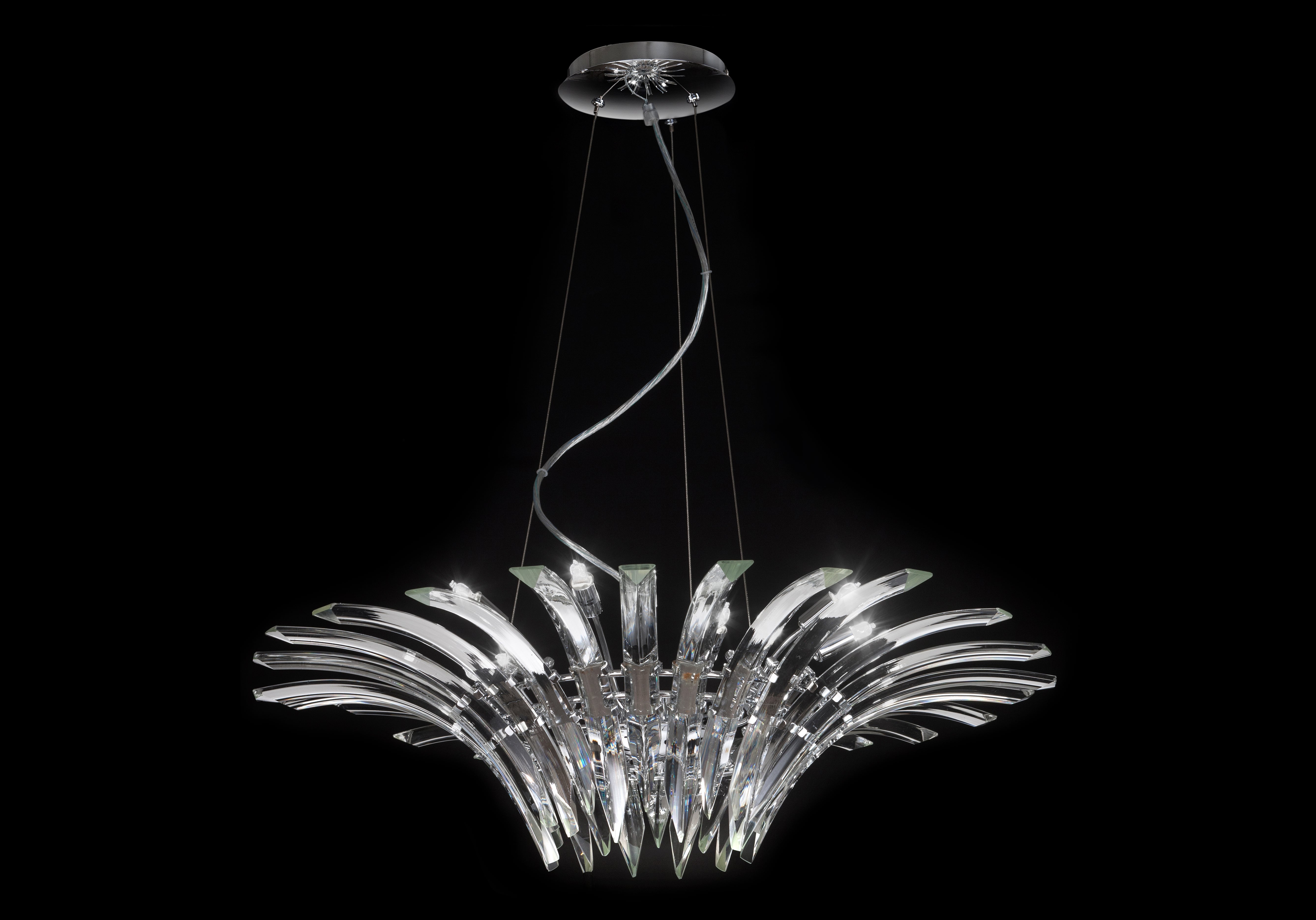 Surf Sarkit 9L Kri̇stal Ø75X120 Cm G9 9X40W