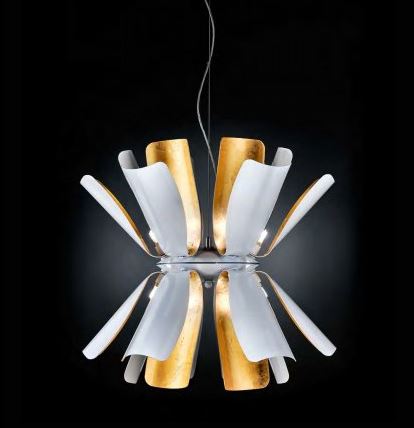 Tropic Sarkit 12L Beyaz-Gold Ø60X140 Cm G9 12X40W