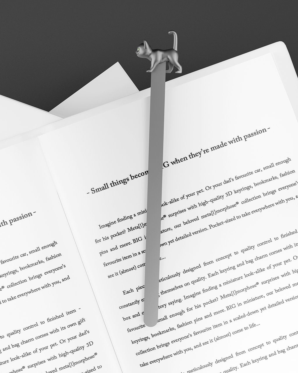 Metalmorphose-Black Cat Kitap Ayracı-Kitap Ayracı-3-Milagron.com