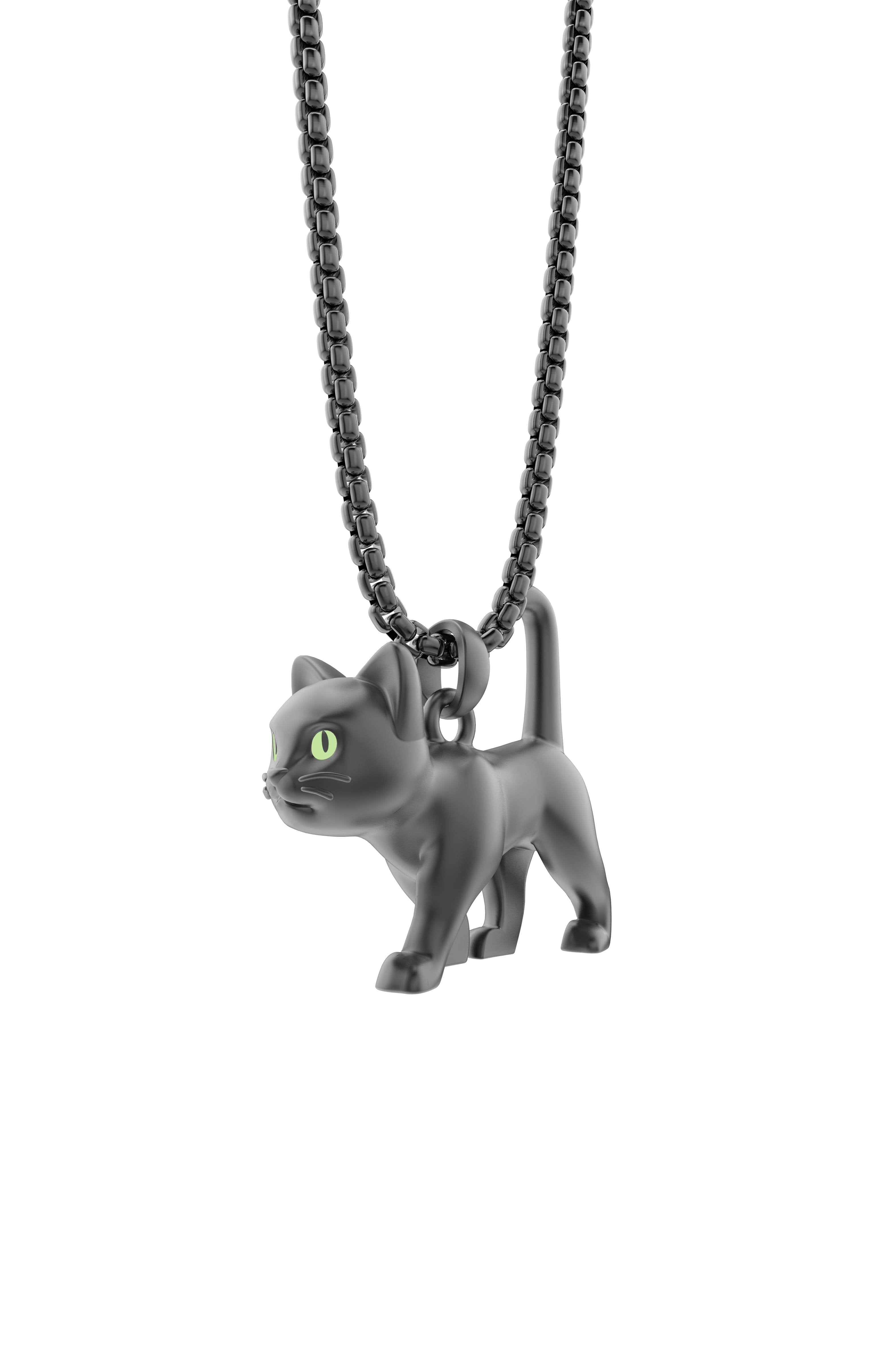 Metalmorphose-Black Cat Kolye-Kolye-1-Milagron.com