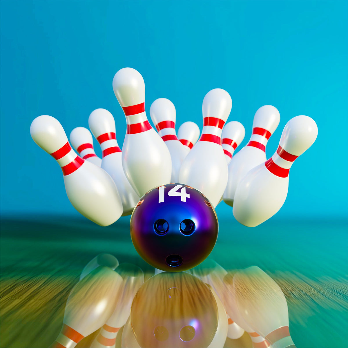Metalmorphose Bowling Anahtarlık