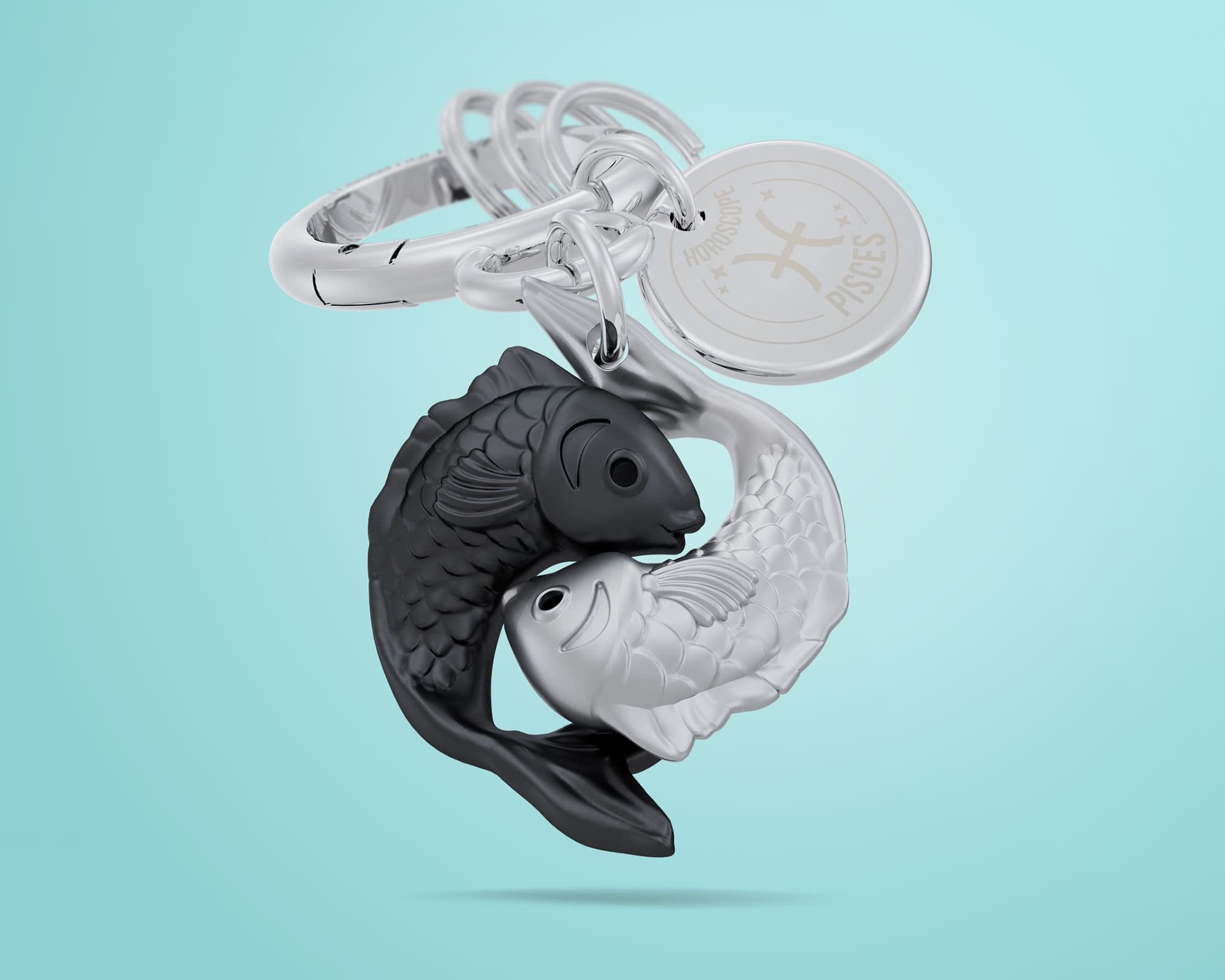 Metalmorphose-Burç Koleksiyonu Balık Anahtarlık / çanta Aksesuarı-Çanta Aksesuarları-2-Milagron.com