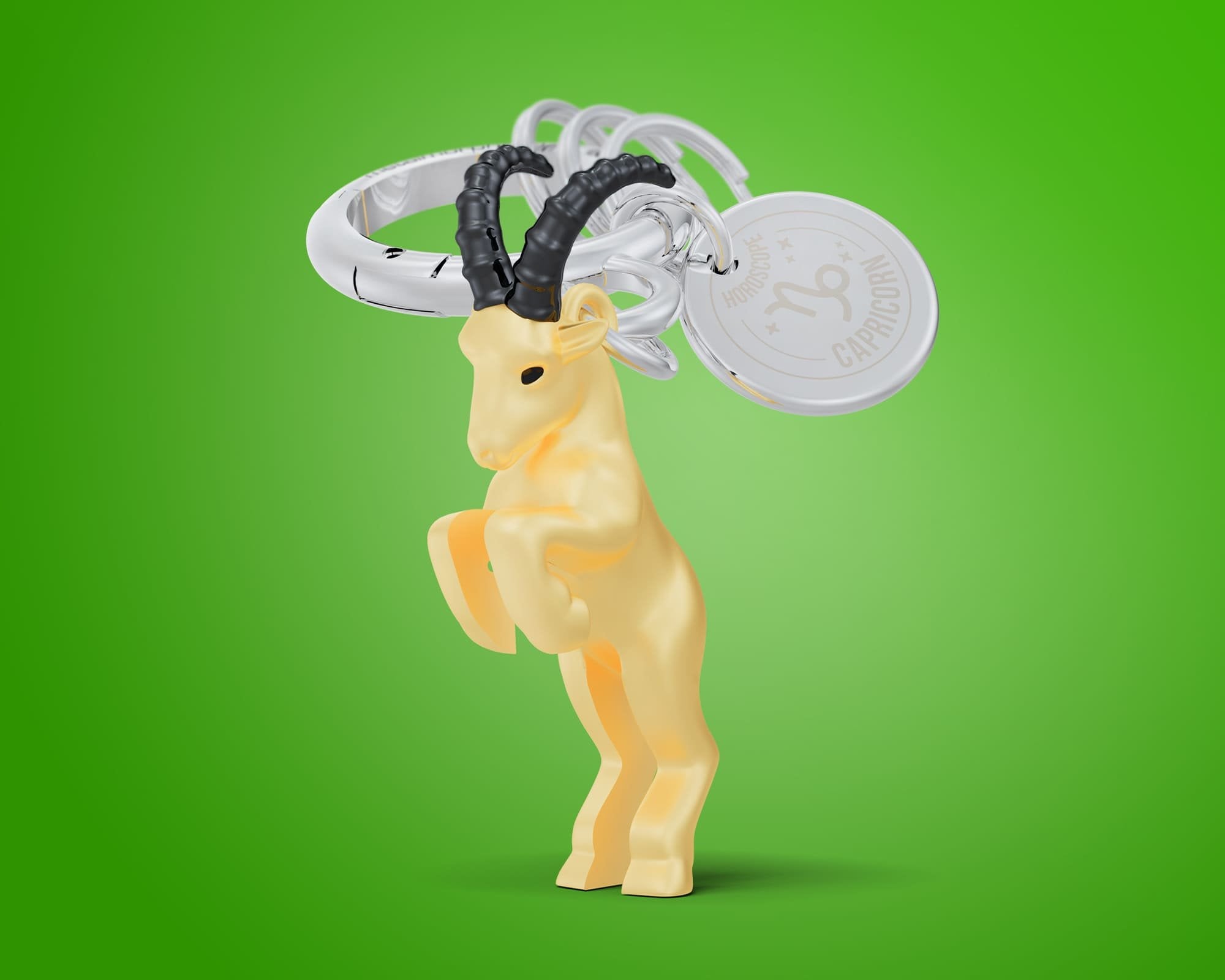 Metalmorphose-Burç Koleksiyonu Oğlak Anahtarlık / çanta Aksesuarı-Çanta Aksesuarları-2-Milagron.com