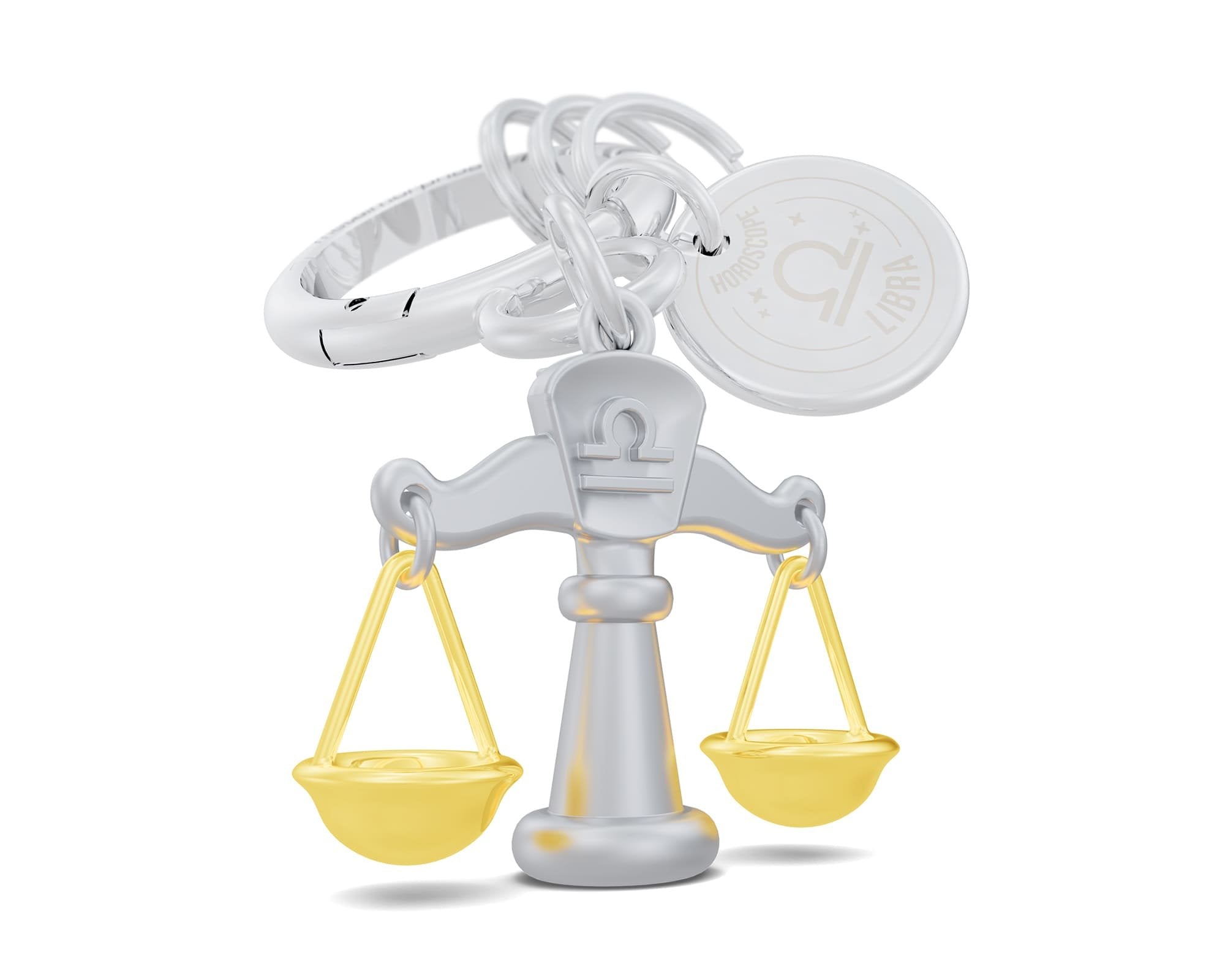 Metalmorphose-Burç Koleksiyonu Terazi Anahtarlık / çanta Aksesuarı-Çanta Aksesuarları-1-Milagron.com