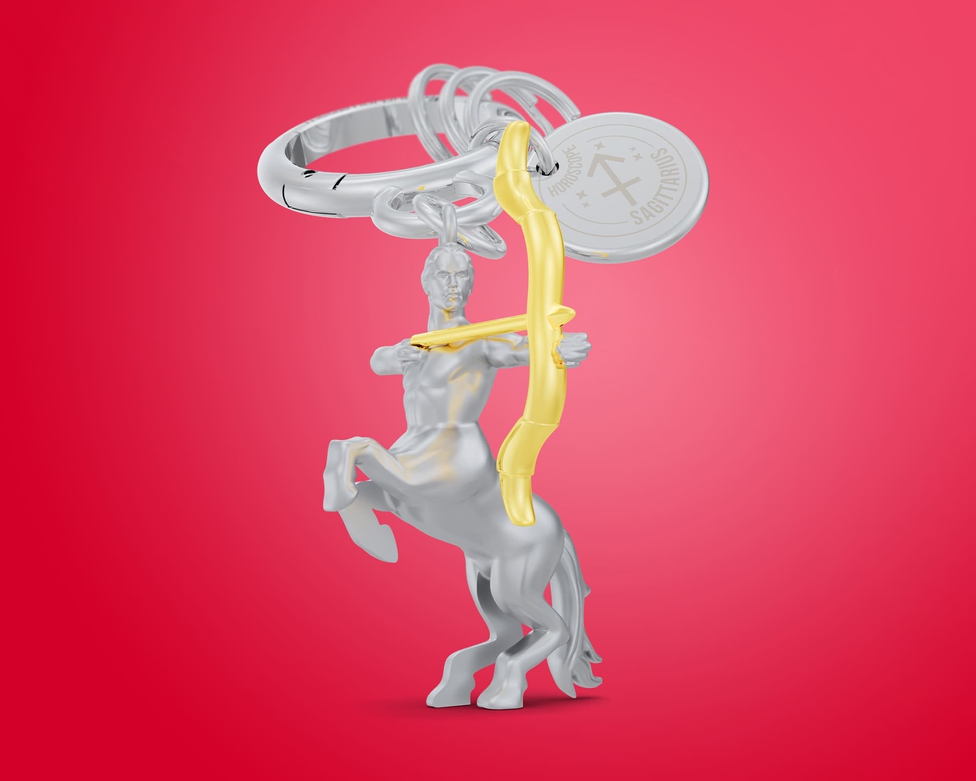 Metalmorphose-Burç Koleksiyonu Yay Anahtarlık / çanta Aksesuarı-Çanta Aksesuarları-2-Milagron.com