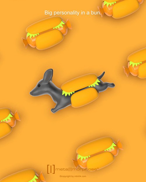 Metalmorphose-Dachshund Sosisli Sandviç Anahtarlık-Anahtarlık-4-Milagron.com