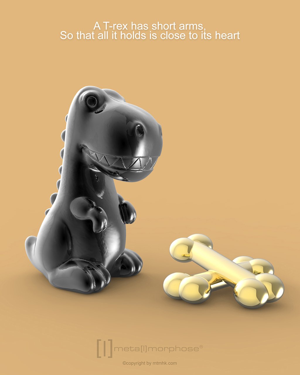 Metalmorphose-Dino & Kemik Anahtarlık-Anahtarlık-5-Milagron.com