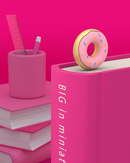 Metalmorphose-Donut Kitap Ayracı-Kitap Ayıracı-2-Milagron.com