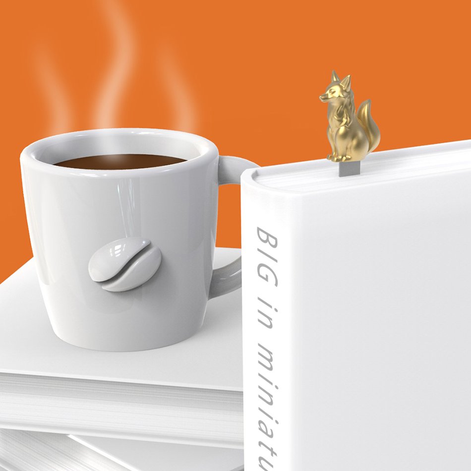 Metalmorphose-Fox Kitap Ayracı-Kitap Ayracı-6-Milagron.com