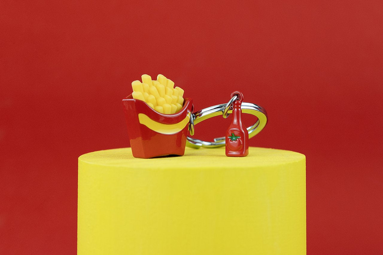 Metalmorphose-French Fries Ve Ketçup Anahtarlık-Anahtarlık-8-Milagron.com