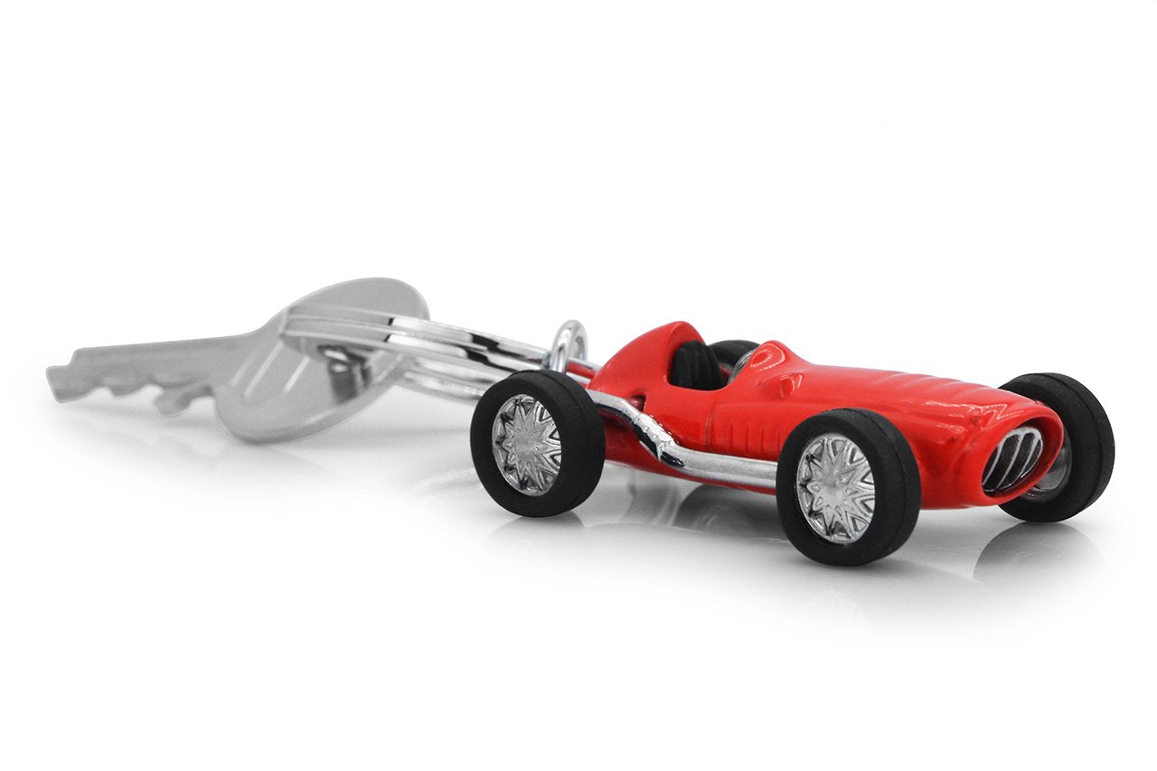 Metalmorphose-Kırmızı Vintage Yarış Arabası Anahtarlık-Anahtarlık-7-Milagron.com