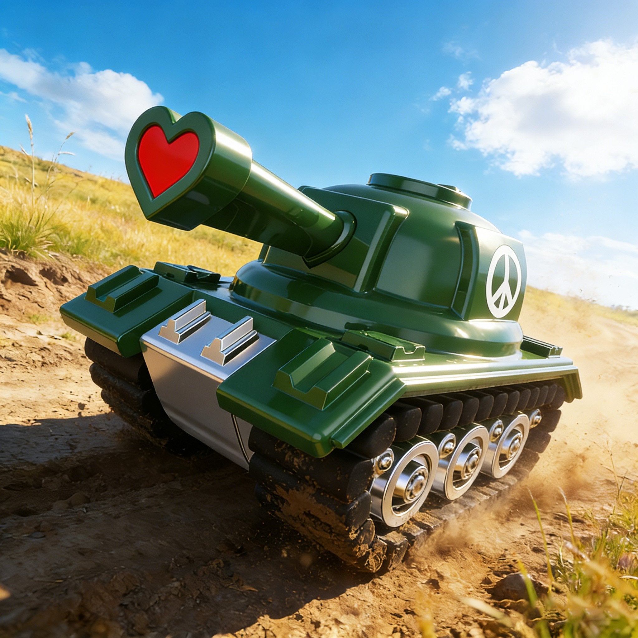 Metalmorphose Barış Tankı Anahtarlık