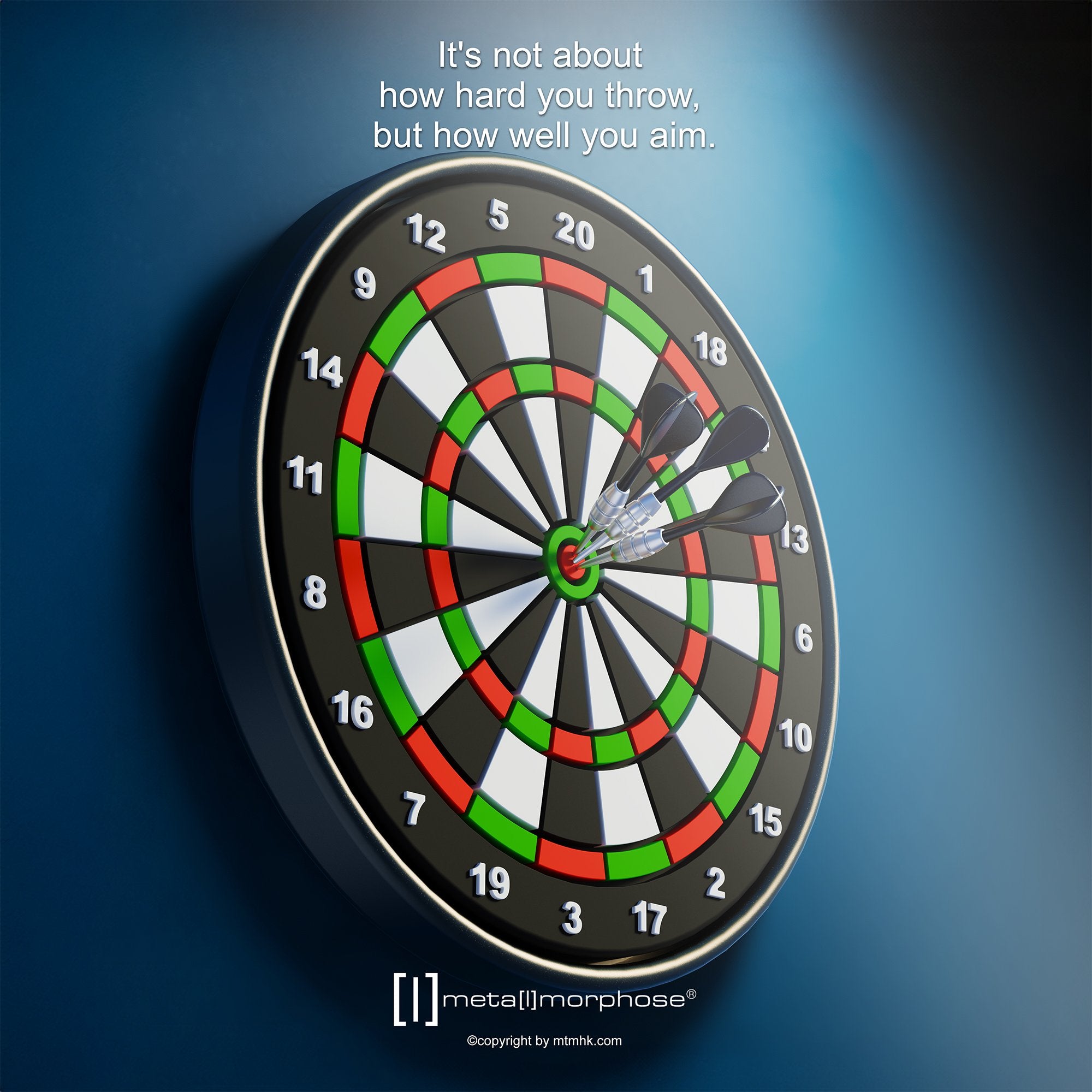Metalmorphose Dart Anahtarlık