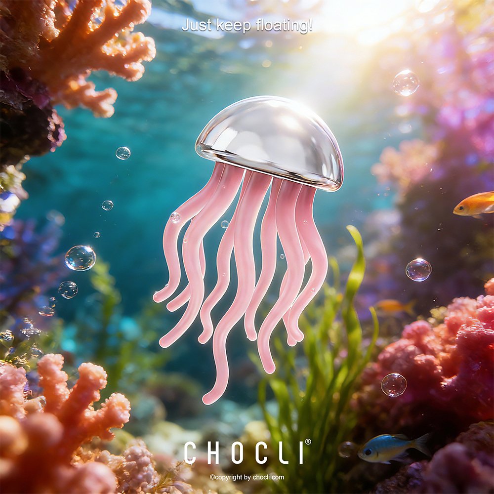Metalmorphose Denizanası Anahtarlık