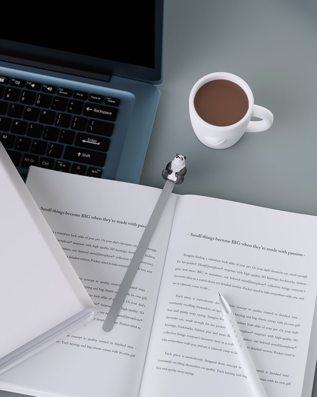 Metalmorphose-Panda Kitap Ayracı-Kitap Ayracı-6-Milagron.com