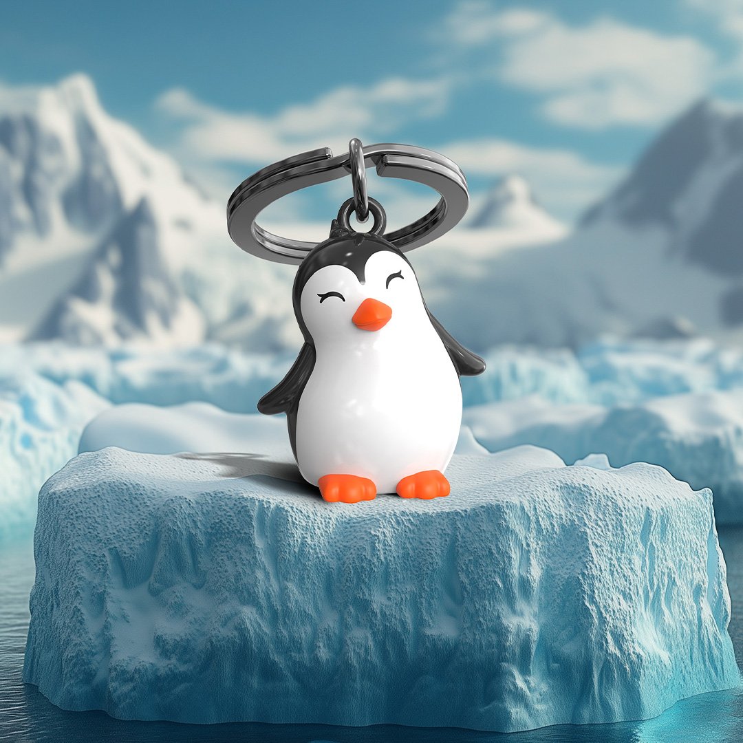 Metalmorphose Penguen Anahtarlık
