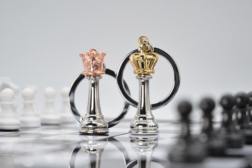 Metalmorphose-Queen Chess Anahtarlık-Anahtarlık-6-Milagron.com